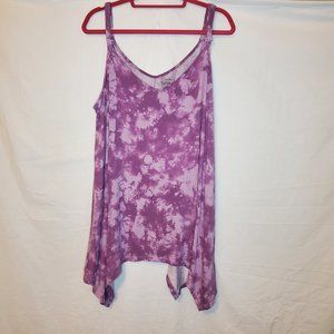 3X Torrid Shark Bite Tie-dye Top